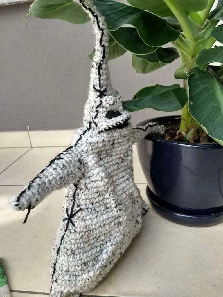 handmade crocheted, oogie boogie, nightmare before christmas – photo 4